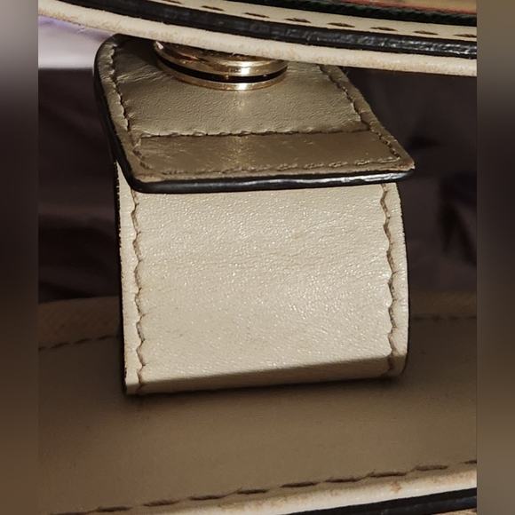 GUCCI GG Canvas and Leather Snap Tote - Picture 10 of 16